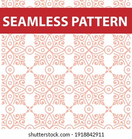 seamless pattern editable floral golden