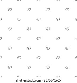 Seamless pattern with egg icons. Simple egg background. Doodle vector illustration with egg icons