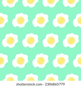 Seamless pattern with eggs. Cute modern background.