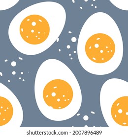 
Patrón sin foco. Huevos. Ideal para tejidos, cubiertas, tarjetas, fondos, embalaje