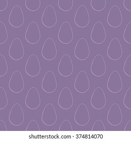 Seamless pattern with eggs. Vector. Hand drawn illustration. Easter background.