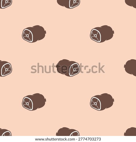 Seamless pattern for eid adha ham meat cow or goat