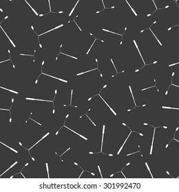 seamless pattern with electricity street lamp