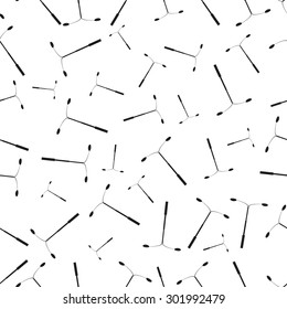 seamless pattern with electricity street lamp