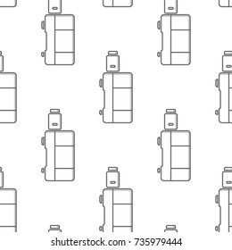 seamless pattern electronic cigarette vaporizer vector art