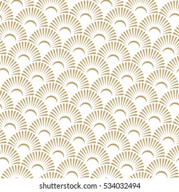 Seamless pattern with elegant abstract palm branches. Monochrome stylish texture of repeating geometric shapes. 