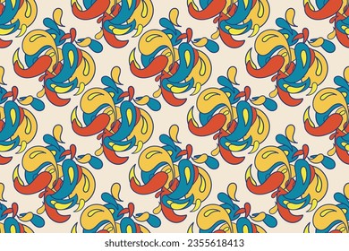 seamless pattern with elegant color