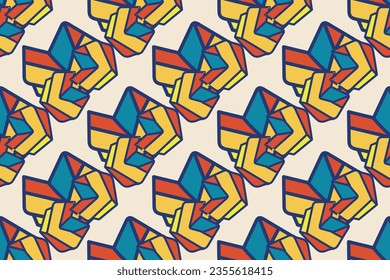 seamless pattern with elegant color