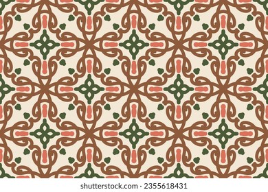 seamless pattern with elegant color