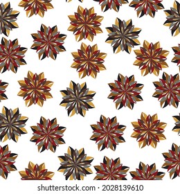 Seamless pattern of elegant and dainty florals. Plant background for fashion, wallpapers, print. A lot of different flowers on the field.