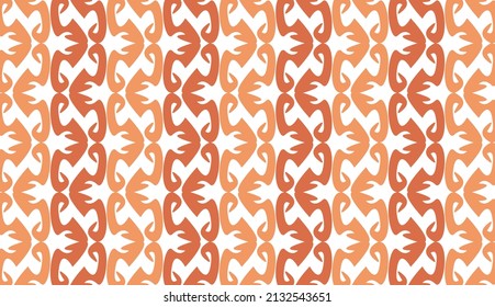 Seamless pattern. Elegant ethnic motif. Minimalist style pattern design. Suitable for fabric pattern. Can be used for posters, brochures, postcards, and other printing needs. Vector illustration