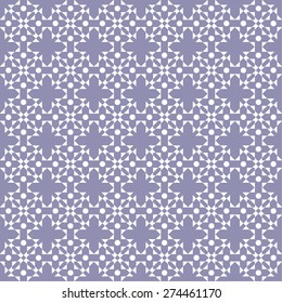Seamless pattern. Elegant geometrical tile with the repeating polygons, crosses, points. Monochrome. Backdrop. Web. Vector illustration