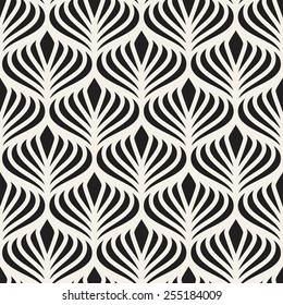 Seamless pattern. Elegant linear ornament. Geometric stylish background. Vector repeating texture