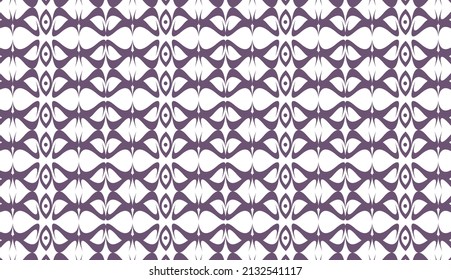 Seamless pattern. Elegant motif repeating in purple. Minimalist style pattern design. Suitable for fabric pattern. Can be used for posters, brochures, postcards, and other printing needs.