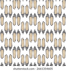Padrão perfeito com sapato elegante e pegada elegante