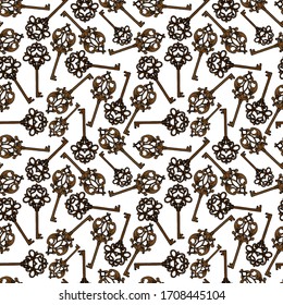 telas de fondo, elegantes llaves barrocas vintage, damasco, adorno para papel pintado, tejidos, tejidos, papel de envolver, fondo para diferentes diseños