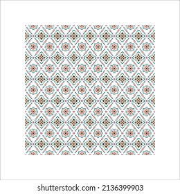 Seamless pattern element Damask pattern floral ornament Free Vector