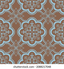 Seamless pattern element.  Decorative abstraction. Vector illustration.