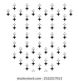 Seamless pattern element on white background printing mobile cover bed sheet design. Vector illustration.
