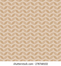 Seamless pattern of the elements of a circle of petals arranged in a row in a line deployed up and down light sand