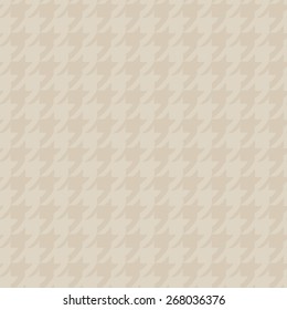 Seamless pattern with elements of classic style goose foot curved parts of the pattern beige and sand