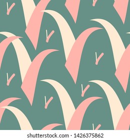 Seamless pattern with elements of natural motive.