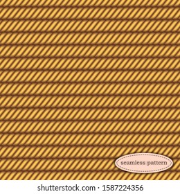 Seamless pattern of elements of rope, nautical rope, cable, sling, hawser, moorings. stock vector illustration for design banners, fabric, paper, wrapping.