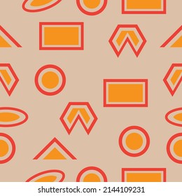 seamless pattern with elements vector art