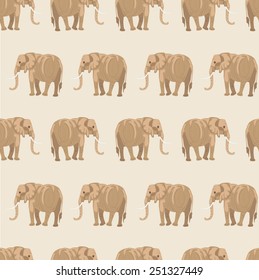 seamless pattern with elephants