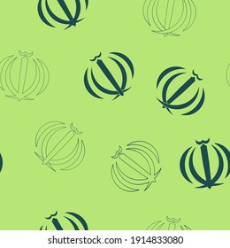 Patrón sin problemas con Emblem de Irán para su proyecto
