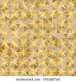 Seamless pattern. Embossed surface in yellow-gold shades.