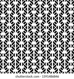 Seamless pattern. Embroidery background. Triangles, figures ornament. Triangular, quadrangular shapes backdrop. Tribal motif. Folk wallpaper. Ethnic mosaic. Textile print, abstract. Vector artwork.