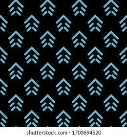 Seamless pattern. Embroidery background. Tribal motif. Chevrons, strokes ornament. Folk wallpaper. Shapes backdrop. Ethnic mosaic. Textile print, web design, abstract illustration. Vector artwork.