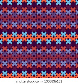 Seamless pattern embroidery cross. Pattern embroidery cross. It can be used for poster, card, brochure, invitation, cover book, catalog. Abstract background texture. Christmas knitted pattern. 