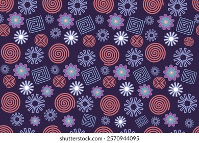 Seamless pattern embroidery, Indian Style. art ornament print. Design for Capet, Cover, fabric, drapery, table linens, and for clothing