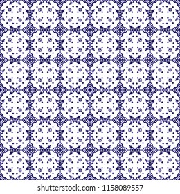 Seamless pattern embroidery. Pattern on the fabric. Decorative ornament.