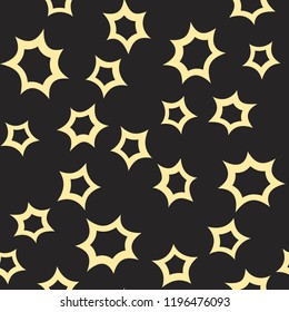 Seamless pattern with endless ornament of stars. Abstract modern bakcground. Vector illustration.