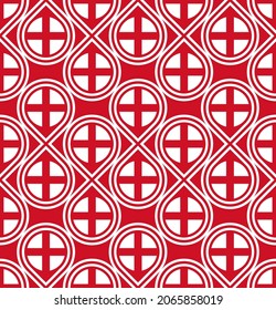 seamless pattern of england flag. vector illustration
