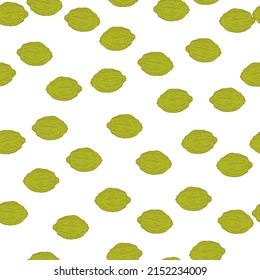 Seamless pattern engraved lemons. Vintage background citrus fruit in hand drawn style. Whole lemon or lime sketch. Vector repeated color design texture for print, fabric, wrapping, wallpaper, tissue.