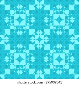 Seamless pattern entirely based on golden ratio