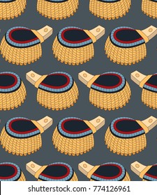 Seamless pattern with epaulettes. Can be used for graphic design, textile design or web design.