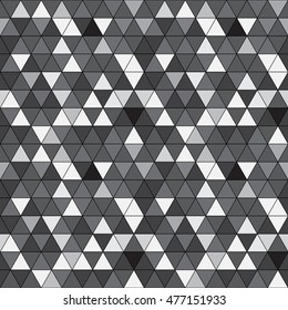 Seamless pattern of equilateral triangles, seamless pattern color background triangle. Triangles pattern. Vector