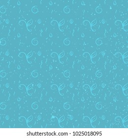 Seamless pattern - esoteric symbols. EPS 10 Isolated object