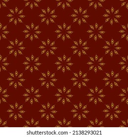 Nahtlose Muster ethnischer arabischer, indianischer, türkischer Ornamente. Vektorgrafik traditioneller orientalischer Hintergrund in braun-gelben Tönen.