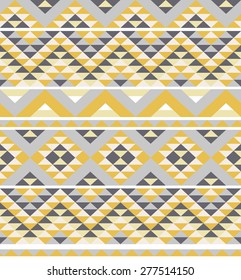 seamless pattern with ethnic aztec ornament