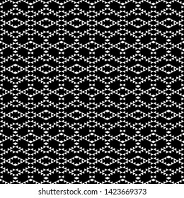 Seamless pattern. Ethnic background. Rhombuses, triangles ornament. Simple shapes wallpaper. Geometric backdrop. Digital paper, web designing, textile print. Vector art