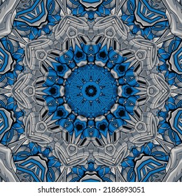 Patrón sin inconvenientes de la etnia boho art mandala doodle vector
