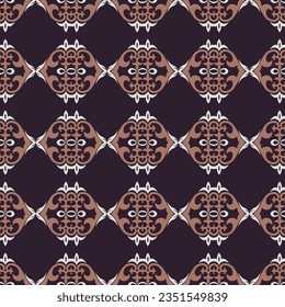 Seamless pattern with ethnic element. Kyrgyz and Kazakh ornaments. Texture designs can be used for backgrounds, motifs, textile, wallpapers, fabrics, gift wrapping, templates, carpet, tiles. Vector.	
