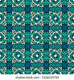 seamless pattern of ethnic pattern. fabric motif design. vector design inspiration. Creative textile for fashion or cloth. batik concept.