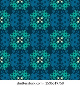 seamless pattern of ethnic pattern. fabric motif design. vector design inspiration. Creative textile for fashion or cloth. batik concept.
